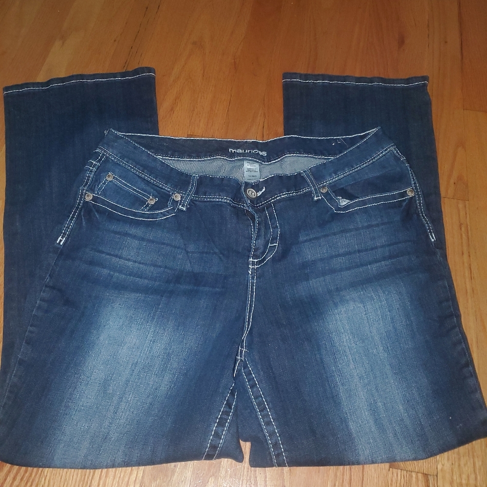 Women blue jeans
